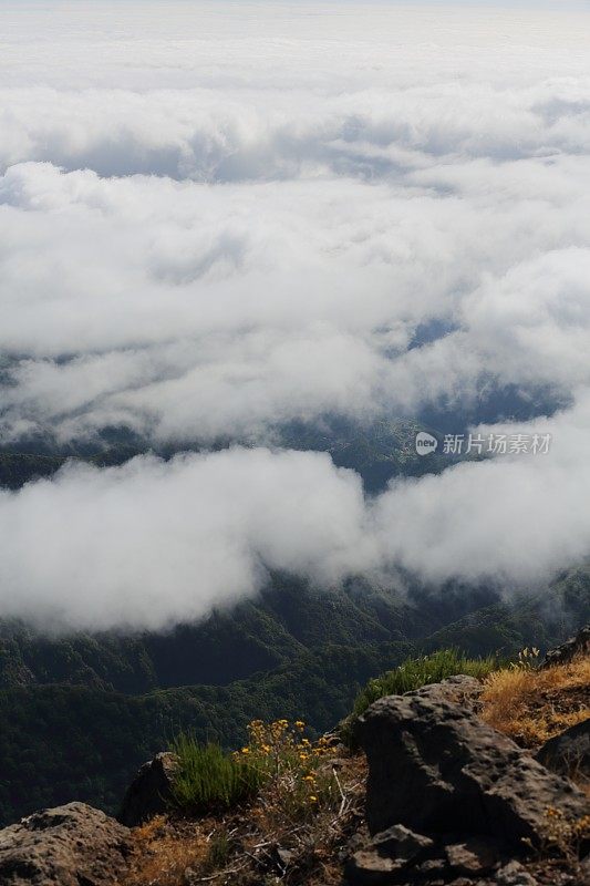 Pico do Areeiro 1818米山区-马德里